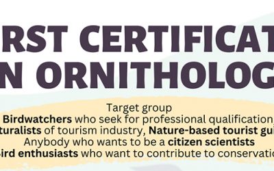 First certificate in Ornithology 2023